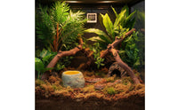 Snake Soaking Tub Naturalistic Design Reptile Water Bowl Resin Rock Water Bowl Easy to Clean Terrarium Accessory for Vivariums