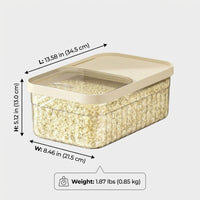 Airtight Food Storage Containers with Lids, Kitchen Storage for Flour, Sugar, Dry Food, Cereal Storage Bin, Pantry Organiser