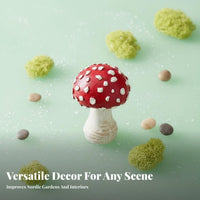 Resin Toadstool Statue Whimsical Resin Toadstool Figurine Nordic Design