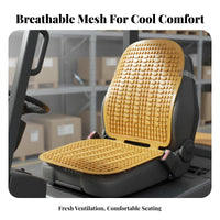 Seat Cushion with Backrest Massage Ventilated Seat Cushion for Drivers, Tricycle