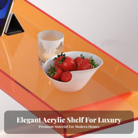 Acrylic Bathtub Tray Waterproof Acrylic Bath Tray Easy to Clean Transparent Bath Tray for Couples, Book Lovers, Relaxation, Home Spa