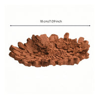 Cracked Ground Display Piece Textured Crater Scene Prop Diorama Accessory Lightweight for Collectors, Figure Photography