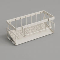 Dish Cloth Holder and Kitchen Sink Organizer for Home Use and Dorm Room Students, Carbon Steel with Reinforced Hanging Rod