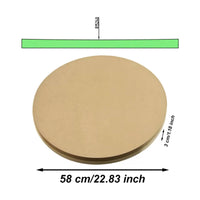 Curved Sanding Dish CNC Machined Curved Sanding Plate Deform Resistant Guitar Body Template for Luthiers, Workshop, Repair Bench