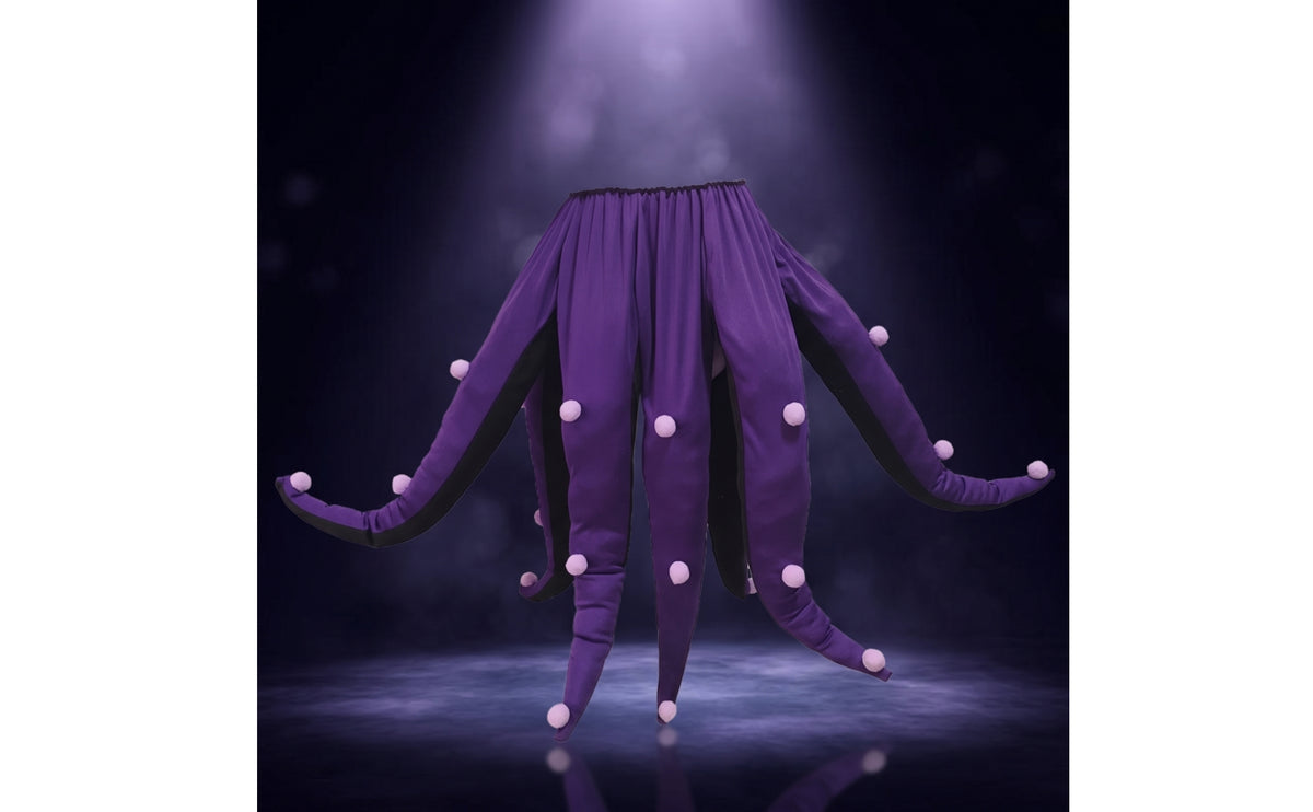 Tentacled Sea Creature Tentacle Skirt Comfortable Tentacled Sea Creature Costume Skirt Bold Squid Costume for Young Children, Kids