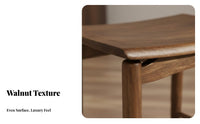 Solid Wood Construction Mortise and Tenon Stool Long-Lasting Wooden Seat Minimalist Design Household Furniture Sturdy Support for Adults, Homeowners, Students, Dining Room, Entryway, Bedroom, Kitchen