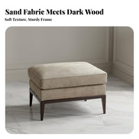 Modern Minimalist Upholstered Accent Chair Designer Aesthetic Upholstered Armchair Small Footprint Single Sofa Soft Cushioning for Apartment Dwellers, Interior Designers, Business Owners, Living Room, Bedroom, Reception Area, Reading Nook