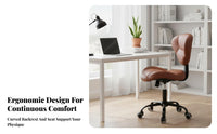 Cushioned Seat Adjustable Swivel Stool with Backrest Ergonomic Design Adjustable Low-Back Task Stool Rolling Casters Indoor Seating Easy to Clean for Salon Technicians, Office Workers, Reception Area, Study Room, Medical Facility, Workshop