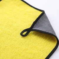 Double Sided Car Drying Towel and Microfibre Cloth, 400-600 GSM Microfibre Towel 30cm x 30cm, High Absorbency Multi-Purpose Tool for Car Care