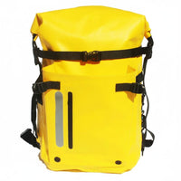 External Fin Pocket Diving Gear Bag Wet Dry Separation Flipper Carrying Backpack Reflective Strip Waterproof Roll Top Backpack for Divers, Swimmers, Boaters, Diving, Snorkeling, Boating, Kayaking