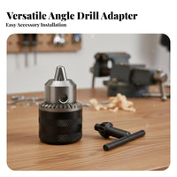 1.5-10mm Keyed Drill Chuck Multi-Functional Grinder to Drill Converter Angle Grinder Thread Adapter Easy Installation for Garage