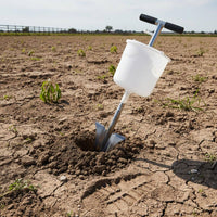 Orchard Long Handle Subsurface Feeder Dispenser Stainless Steel Subsurface Feeding Tool for Farmers, Gardeners