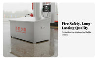 Fire Fighting Sandbox Thickened Steel Plate Flood Control Sand Container Large Capacity Emergency Sand Bin for Miners, Warehouses, Laboratories