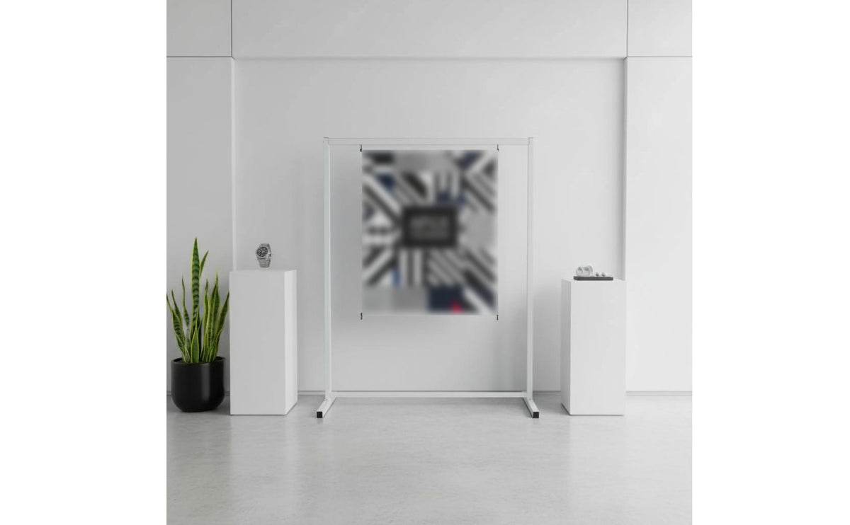 Strong Load-Bearing Telescopic Background Support Frame Easy Assembly Adjustable Backdrop Stand Reinforced Joining Adjustable Photo Backdrop Stand Portable for Photographers, Event Planners, Retailers, Weddings, Exhibitions, Trade Shows, Retail Stores