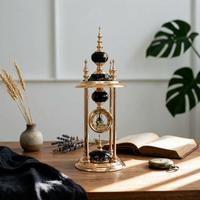Luxury Table Clock Non-Ticking Nordic Style Clock Vintage Style Home Decor