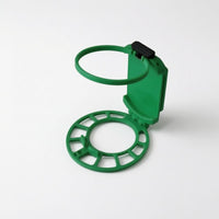 Foldable Belt Drink Holder Plastic Snap-on Beverage Holder Circular Loop Waist Accessory Green