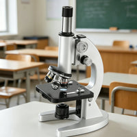 Experimental Microscope Set Learning Use Science Tool Crisp Lens for Classroom