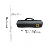 C Flutes Beginner-Friendly 16keyed Flutes Bright Tone Woodwind for Beginners, Students, Exams