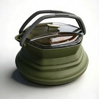 Foldable Silicone Compact Kettle-Saving Silicone Travel Kettle Lightweight Outdoor Gear for Hikers