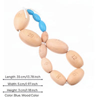 Volume Measurement Engraved Bead Gauge Size Comparison Oval Bead Measurer