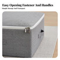 Under-Bed container Foldable Underbed textile Bag Hand cleanable for Apartment Dwellers