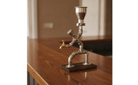 Pipe Decanter Industrial Beverage Decanter Vintage Beverage Dispenser for Collectors, Kitchen Counter