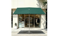 Offset Patio Umbrella with Cruciform Base Waterproof Offset Umbrella Water-Resistant for Cafe Owners, Homeowners, Storefront, Backyard, Market Stall