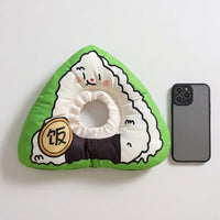 Soft Dog Cone, Inflatable Donut with Drawstring, Adjustable Pet Cat Cone to Prevent Licking After Surgery