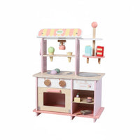 Ice Cream Shop Toy Fine Motor Skills Toy Ice Cream Counter Pretend Play Dessert Stand Playset for Kids