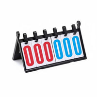 Flip Scoreboard Versatile-Sport Use Tabletop Score Keeper Foldable Design Portable Scoreboard for Competitions