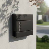 Weather-Resistant Lockable Mailbox with Viewing Ports Sturdy Wall-Mounted Mailbox with Keys Long-Lasting Postbox Weatherproof for Homeowners, Landlords, House Exterior, Porch, Entryway