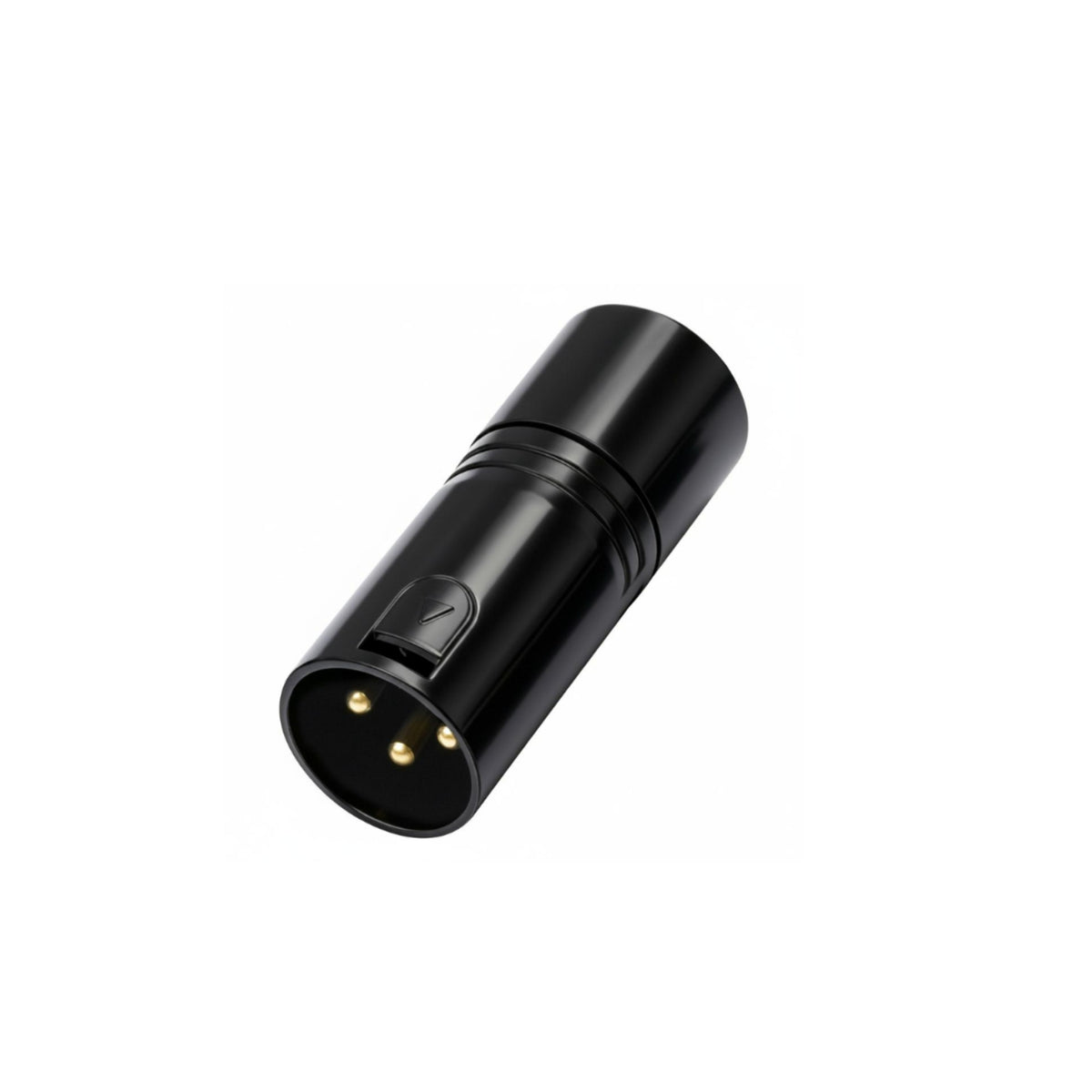 Impedance Matching 3-Contact DMX512 End Plug Electrical Reflection Reduction 3-Contact XLR End Plug Gold Pins XLR Termination Plug Metal Housing