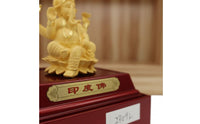 Lord of Obstacles Statue Figurine 999 Golden Brass Lord of Obstacles Statue Statue Electrocast Remover of Obstacles Figurine for Collectors