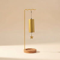 Display Stand with Wooden Base Stable Desktop Display Stand Sign Holder with Wooden Base Sturdy Space-Saving for Desk