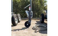 Trailer Support Wheel Side-Mount Trailer Support Wheelwith Hardware Swivel for Utility Trailers, Towing