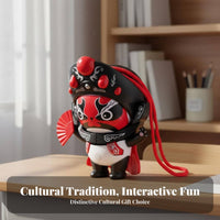 Sichuan Opera Face Changing Doll Decorative Ornament Chinese Bian Lian Toy Interactive Entertainment Chinese Opera Face Changer Toy for Collectors