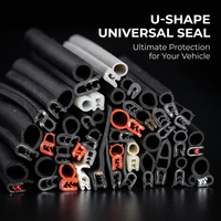 Wear Resistant Vehicle Door Seal, Steel Belt Composite Seal Strip, Steel Wire Reinforced Tape, Car Door Seal Noise Reduction