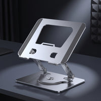 Laptop Stand Ergonomic Laptop Stand with Rotating Base Non-Slip for Professionals, Students