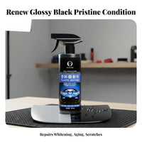 Black Trim Rejuvenate R Formula Black Rejuvenate R Long Automotive Refurbisher for DIY Cleaners, Auto Detailing, Garage