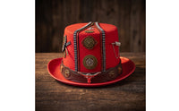 Steampunk Top Hat Cosplay Steampunk Hat with Gears Easy to Wear Costume Headwear for Cosplayers, Actors, Halloween