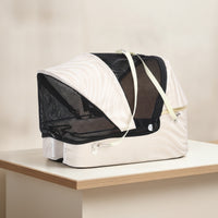 Breathable Pet Bike Seat with Mesh Canopy Travel-Friendly Bike Pet Carrier Long-Lasting Dog Bike Basket Rigid for Commuting