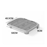 Easy to Clean Cat Litter Trapping Mat Waterproof Double Layer Litter Mat Non-Slip Feet Pet Supply