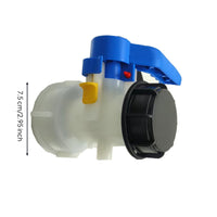 Tote Butterfly Valve High-Density Polyethylene Ton Container Tank Butterfly Valve Resistant for Liquid Transfer