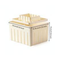 Food Grade Tofu Mold with Pressing Insert Small-Batch Tofu Maker Easy-Rinse Kitchen Tool Hasslecomplimentary for Beginners, Countertop Prep
