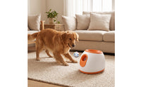 Sleek Automatic Ball Launcher Compact Dog Ball Launcher with Foam Balls Sturdy Fetch Toy for Dogs, Pets, Home, Living Rooms, Apartments