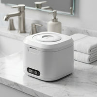 Acoustic Cleaner with Lamp Compact Jewelry Cleaner with Lights Professional Acoustic Bath with Digital Display for Jewelers, Home, Workbench