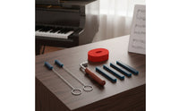 Piano Tuning Wrench Wooden Handle Piano Tuning Kit Felt Temperament Strip Professional Tool Comfortable Grip for Musicians, Home