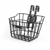 Large Capacity Kids Bike Basket Child-Safe Design Children's Cycle Front Basket Heavy Duty Easy to Install