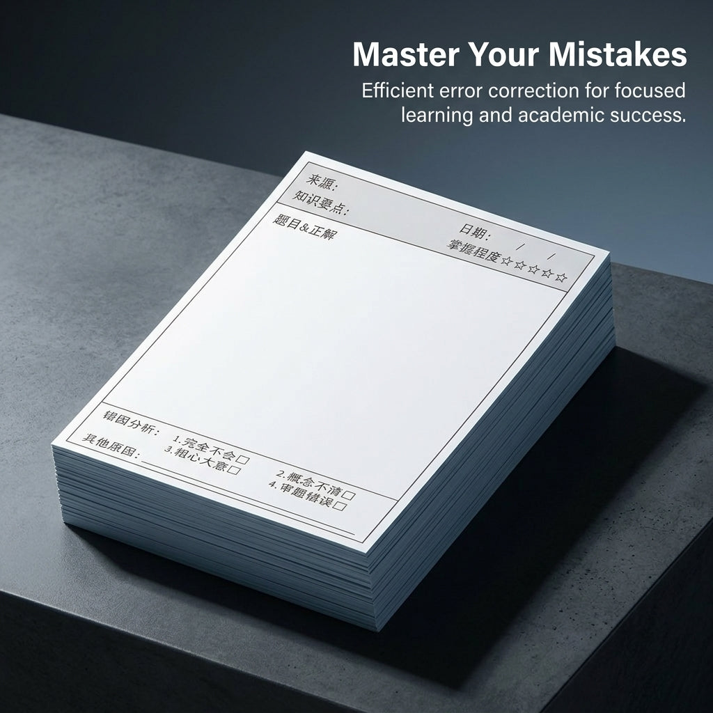 Error Correction Sticky Notes, Repositionable Mistake Note Pads, Tear-Off for Use