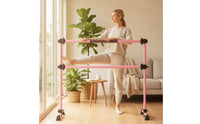Freestanding Ballet Barre Heavy-Duty Double-Rail Dance Barre for Dancers